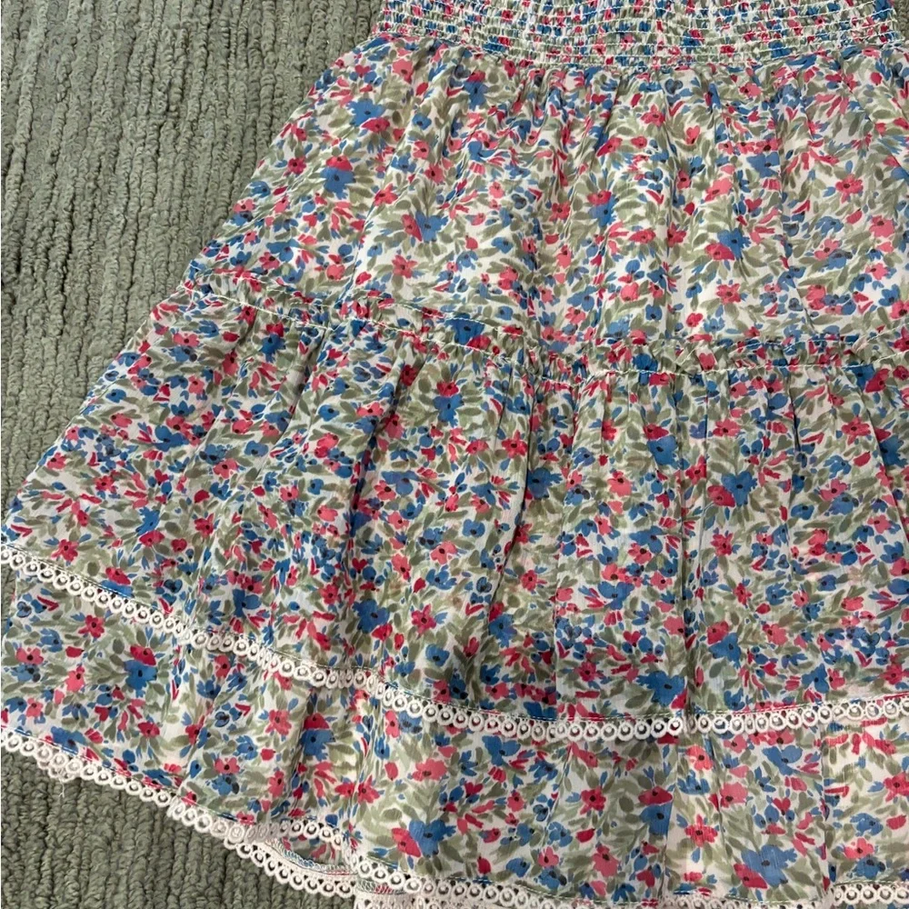 BB Dakota ruffle floral skirt lined mini - Picture 9 of 14